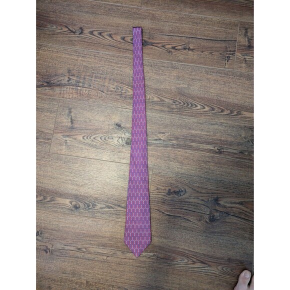 HERMÈS Vintage Mens Tie Red